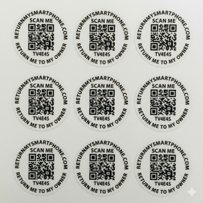 <p>Bescherm je waardevolle bezittingen tegen permanent verlies. Deze set premium, kras- en waterbestendige QR-stickers vormt het ultieme vangnet voor je smartphone, laptop, sleutels, drone of reisbagage. Geen batterijen die leeglopen, geen Bluetooth-beperkingen en absoluut geen maandelijks abonnement. Werkt wereldwijd en beschermt je privacy voor de volle 100%.</p>

<p>&nbsp;</p>

<p><meta charset="UTF-8" /><b>Formaat:</b>&nbsp;40 mm doorsnede,</p>

<p><b>eigenschappen:</b>watervast en UV-bestendig,</p>

<p><b>Materiaal sticker:</b>Vinyl, metallic-grijs, permanent hechtend, merk 3M</p>

<p><b>Beschermlaag:</b>mat laminaat(dit is een transparante extra beschermlaag)</p> #17