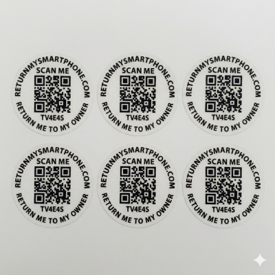 <p>Combideal 6 QR stickers + 2 x QR hangers</p>

<p>&nbsp;</p>

<p><meta charset="UTF-8" /><b>Formaat:</b>&nbsp;40 mm doorsnede,</p>

<p><b>eigenschappen:</b>watervast en UV-bestendig,</p>

<p><b>Materiaal sticker:</b>Vinyl, metallic-grijs, permanent hechtend, merk 3M</p>

<p><b>Beschermlaag:</b>mat laminaat(dit is een transparante extra beschermlaag)</p>

<p>&nbsp;</p> #14